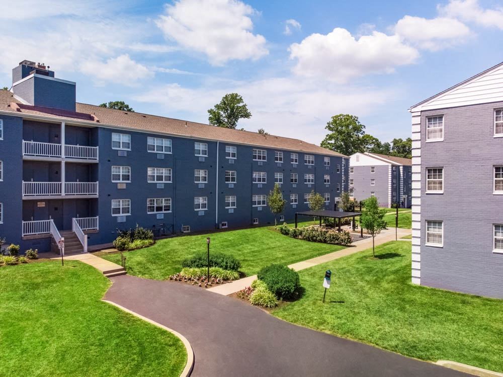  exterior porches at Chestnut Hill Village, Pennsylvania