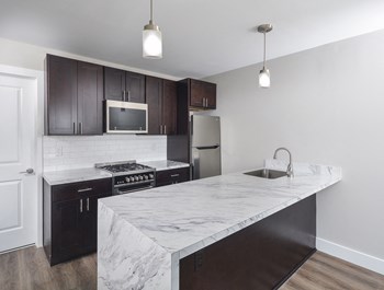 Burlington Pointe Apartments Studio Kitchen - Photo Gallery 3