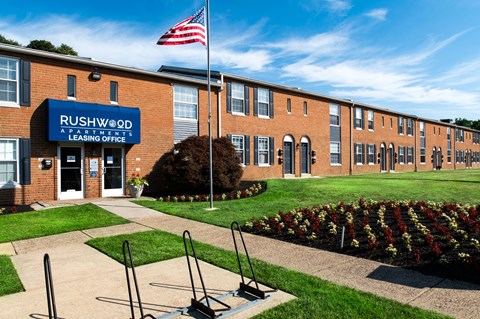 Leasing Center Exterior  at Rushwood Apartments, Philadelphia, PA