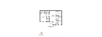 1 Bed 1 Bathroom Floor Plan at Chestnut Hill Village, Philadelphia, 19118