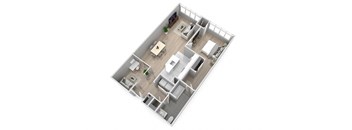 Park Square 1 Bedroom + Den