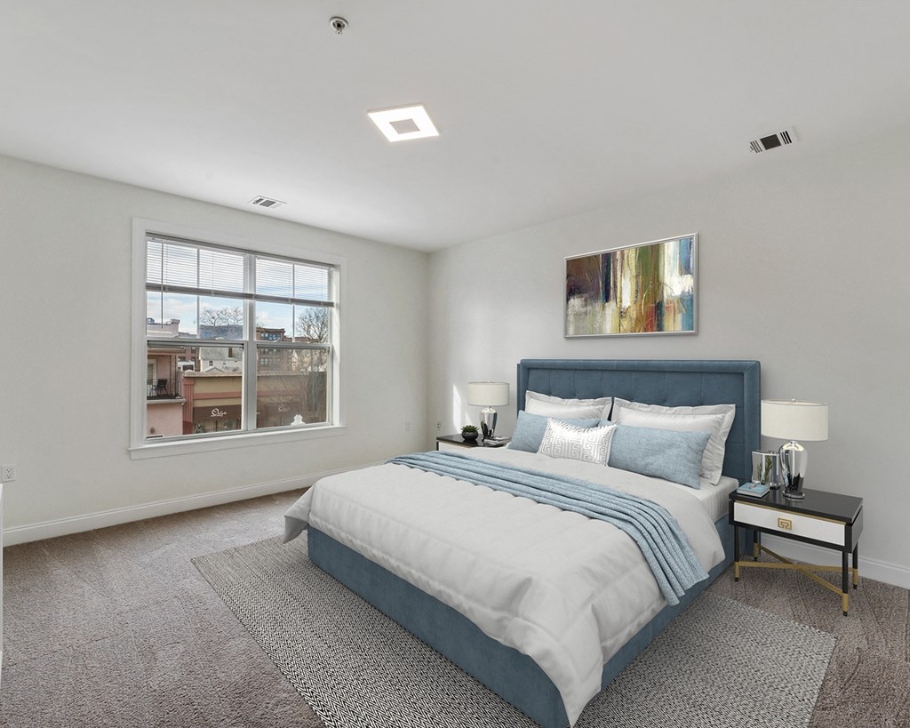 Large Bedroom at Park Square Apartments, Rahway, NJ