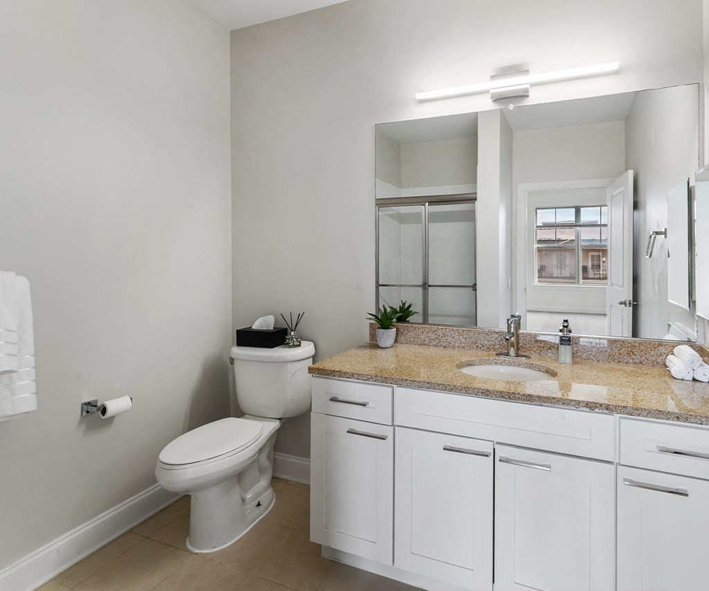 Bathroom at Park Square Apartments, New Jersey, 07065