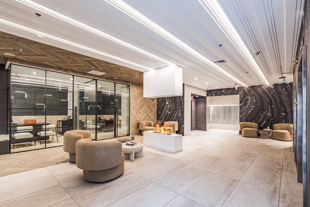 Lobby Lounge at Park Square Apartments, New Jersey, 07065