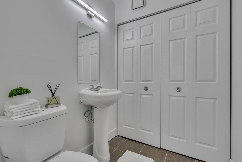 Bathroom at Townhomes at Gateway, Bensalem