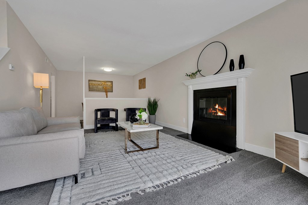 THG Living Room at Townhomes at Gateway, Pennsylvania, 19020