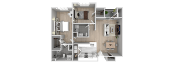 2 bed 2 bath C at Bristol Station Apartments, Carteret, 07008