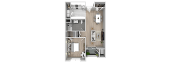 1 bed 1 bath at Bristol Station Apartments, New Jersey