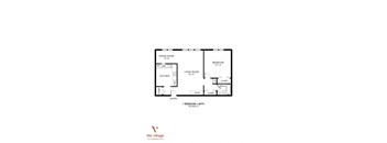 1 Bedroom 1 Bath Floor Plan at Chestnut Hill Village, Philadelphia, PA