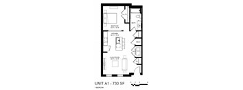 One bedroom unit