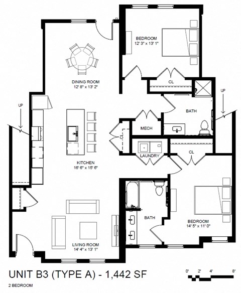 Two Bedroom - Two Bath