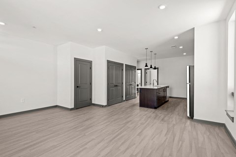Open concept kitchen