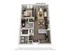 One Bedroom One Bath - A3.1 One Bedroom One Bath - A3.1 Floor Plan at ALARA Uptown, Dallas, 75204