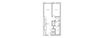A floor plan of a house with rooms labeled as Create, Style, Snooze, Refresh, and Entertain.