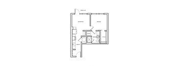 A floor plan of a house with labeled rooms such as "Fresh Air", "Entertain", and "Wash".