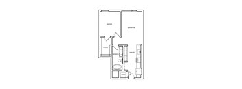 A floor plan of a house with labeled rooms such as "SNOOZE", "ENTERTAIN", "REFRESH", "CREATE", and "WASH".
