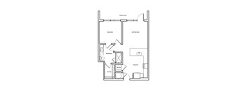 A floor plan of a house with labeled rooms such as "REFRESH", "WASH", and "CREATE".