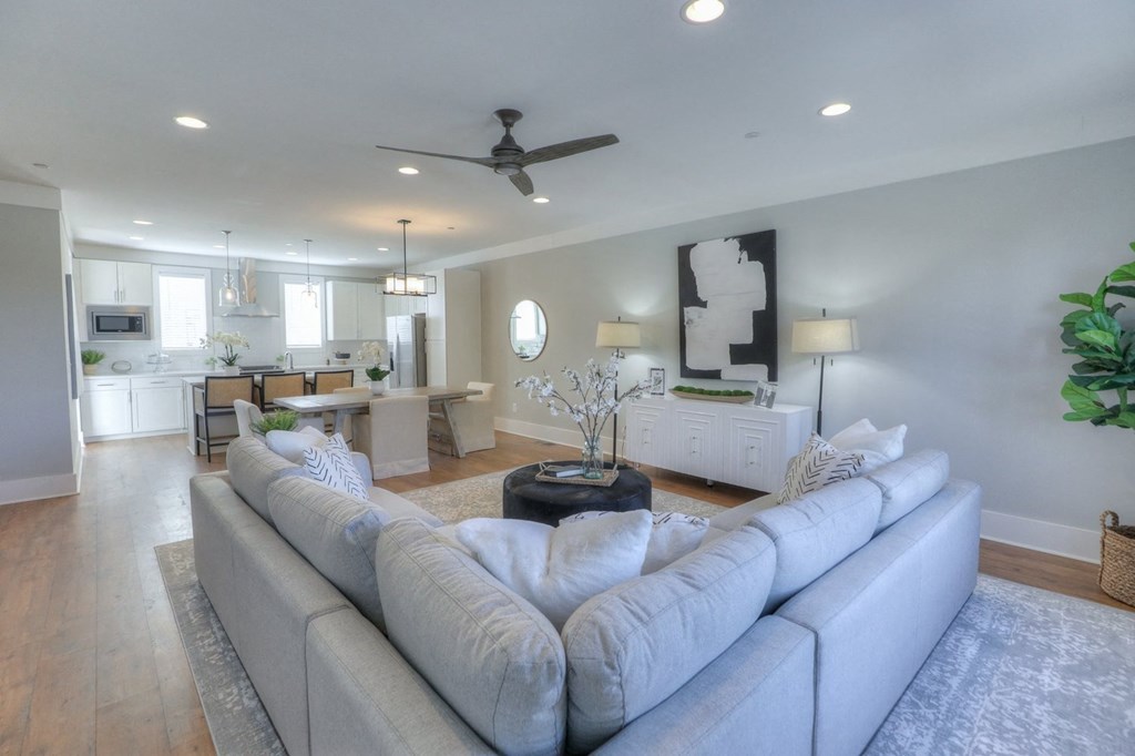 Spacious living room at 780 Townhomes, Franklin, 37064