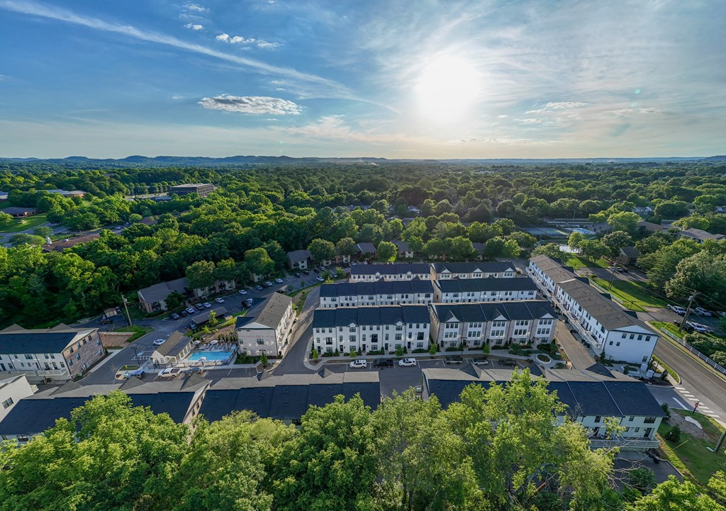 Aerial view of property at 780 Townhomes, Franklin, TN, 37064