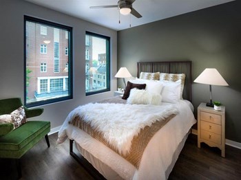 Lighted Ceiling Fan at Azure on The Park, Atlanta, GA, 30309 - Photo Gallery 11