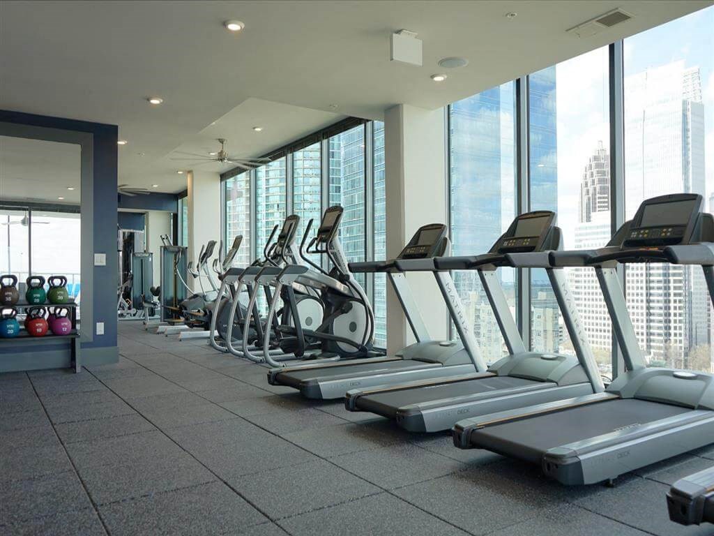 Cardio Equipment at Azure on The Park, Georgia, 30309