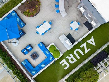 22nd Floor Terrace With Outdoor Kitchen, Grilling Station, & TV Lounge at Azure on The Park, Atlanta, Georgia - Photo Gallery 15