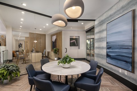Lobby Interior at Accent Apartments, Los Angeles, California