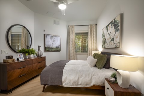 Primary Bedroom at Accent Apartments, California, 90066