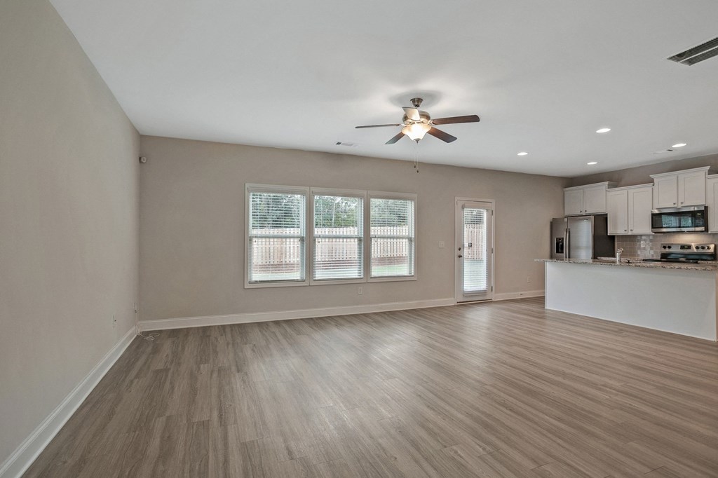 Gentry Floor plan, living room.