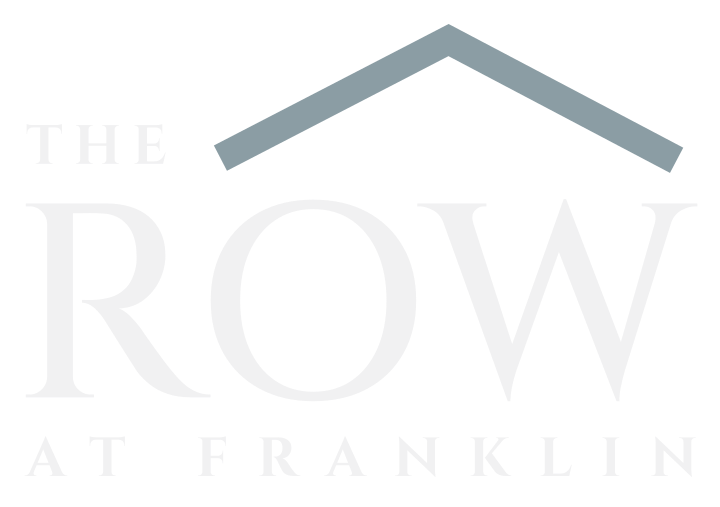 The Row at Franklin logo with a green background.