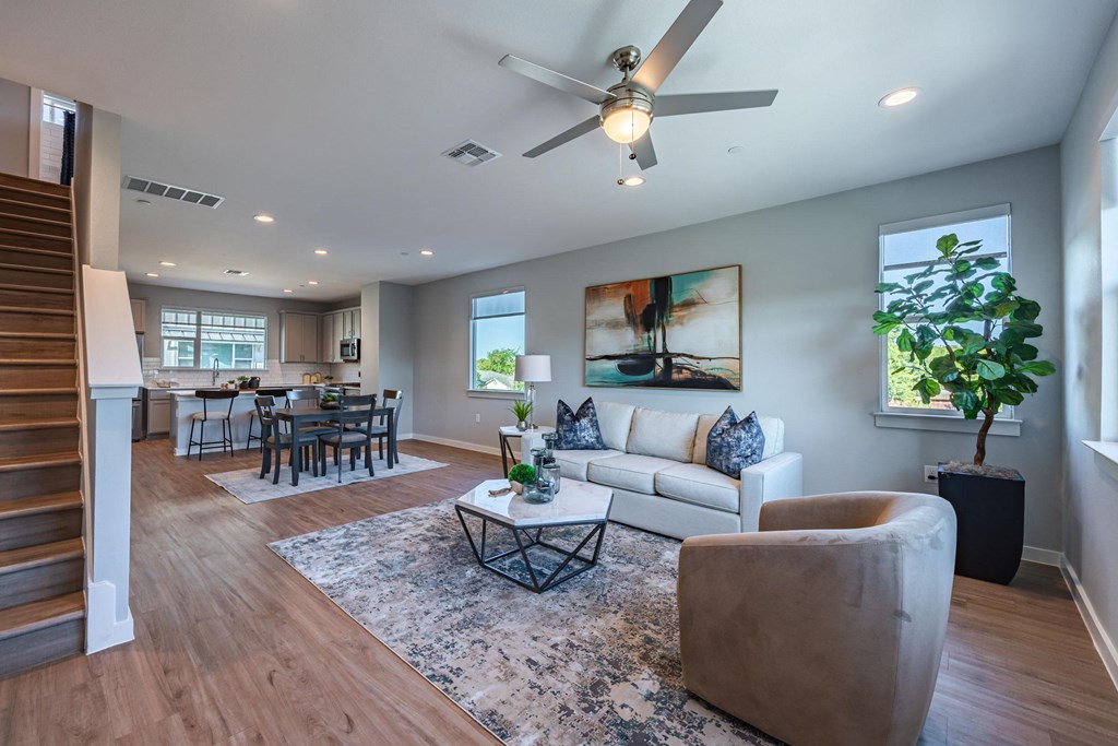 Villae ATX Apartments Living room