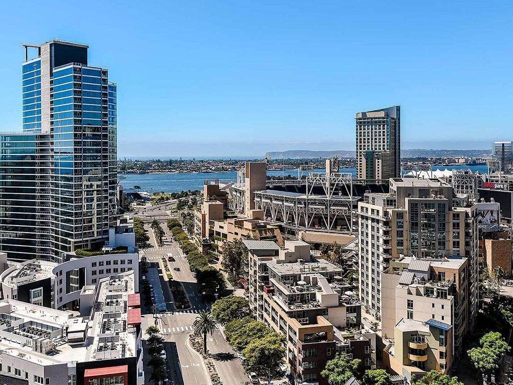 city views at K1 Apartments, San Diego, CA