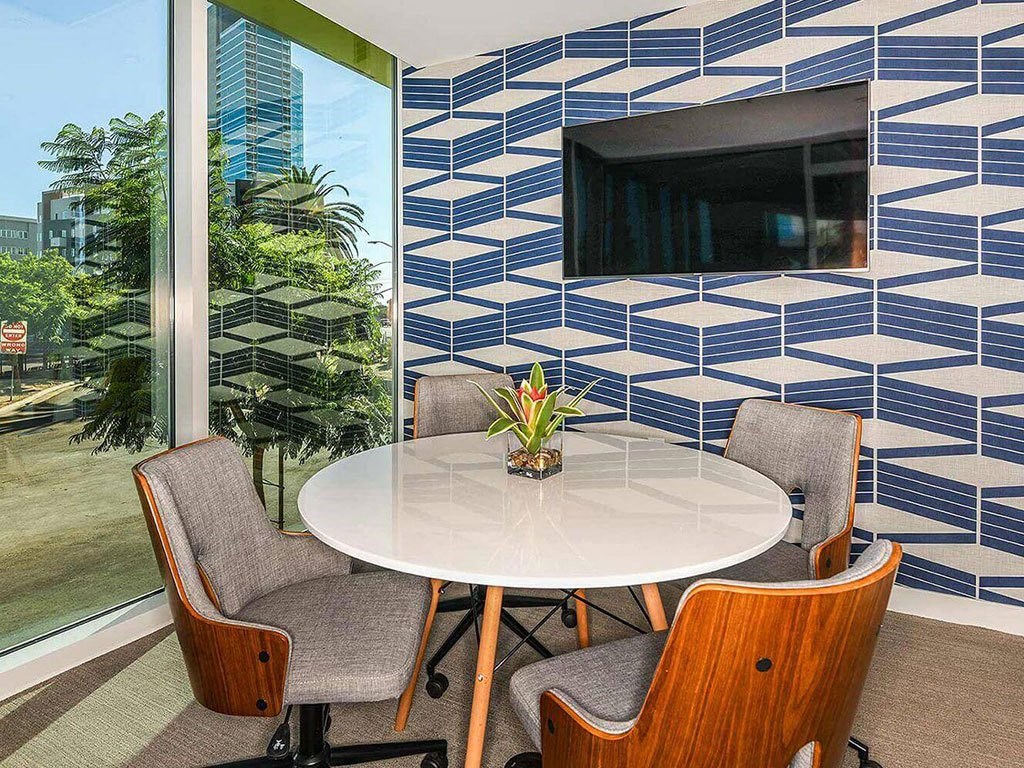 beautifully designed business center and conference room at K1 Apartments, San Diego, CA 92101