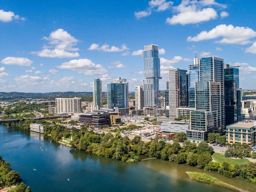 Expansive Greenbelt views at Northshore Austin, Texas