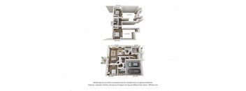 Franklin Combined Floor Plan at 1104 Residences, Tennessee