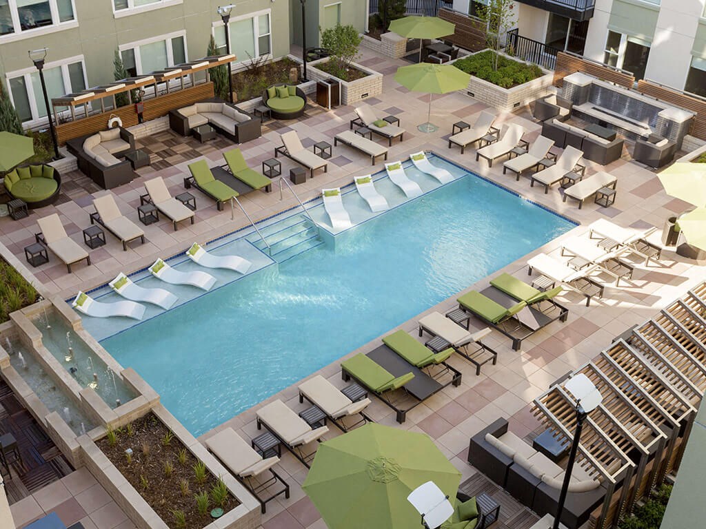 Designer Pool Deck at Alara Union Station, Denver, CO