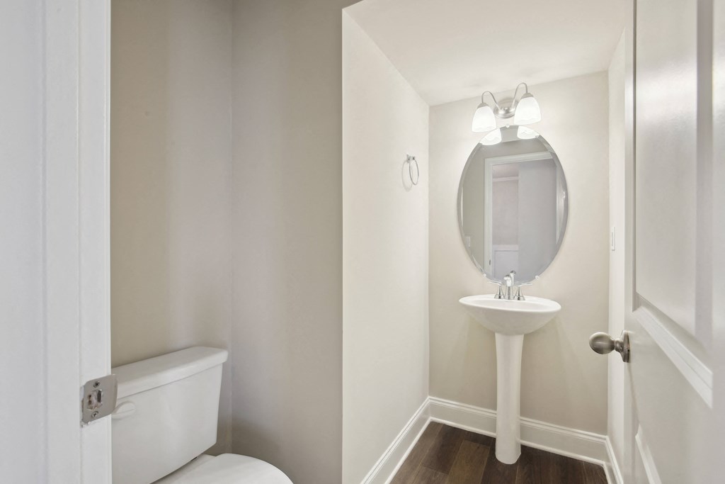 this is a photo of the bathroom in a 1 bedroom apartment at deer hill apartments in c