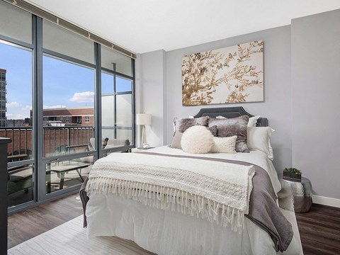 Bedroom at The Madison at Racine, Chicago, 60607