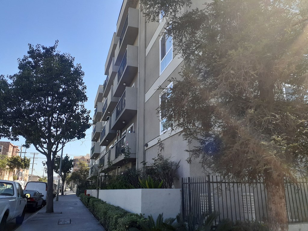 the building where the apartment is located