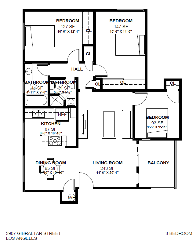 a floor plan of a house