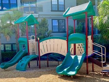 Large Playrgound with Slides and More at The Bartram Apartments in Gainesville, FL