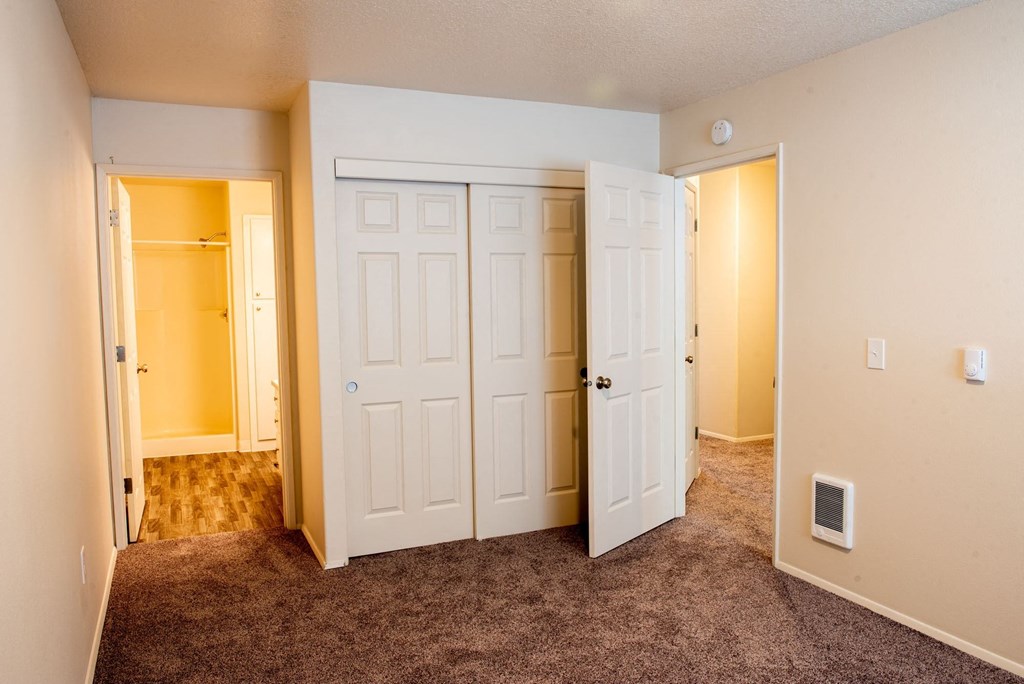 Bedroom to Bath at Wingsong Manor Apartments, Oregon, 97215