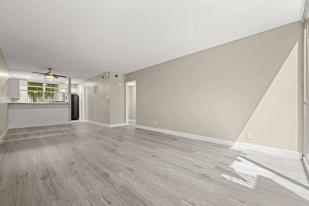 the living room of our studio apartment at riviera palms