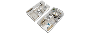 2 Bedroom 1.5 Bathroom