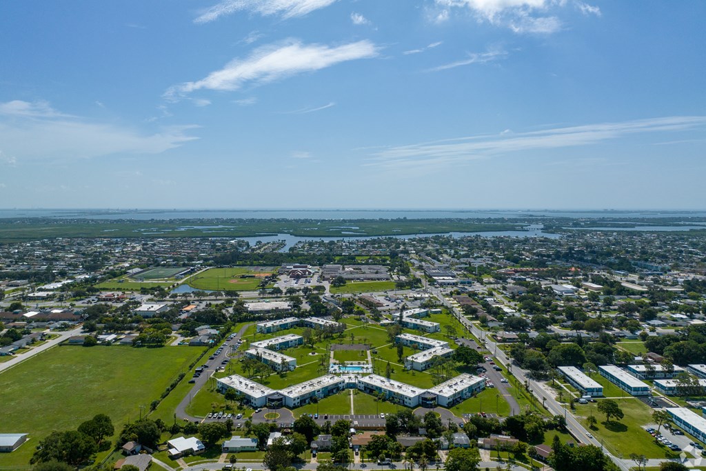 an aerial view of Costa Vue Apartments