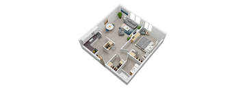 1 Bedroom Floorplan