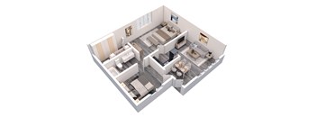 2 bedroom Floorplan