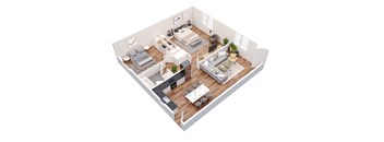 2 Bedroom 1 Bathroom