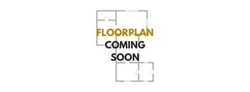 Floorplan with the words floorplan coming soon on it