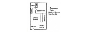 1 Bed 1 Bath